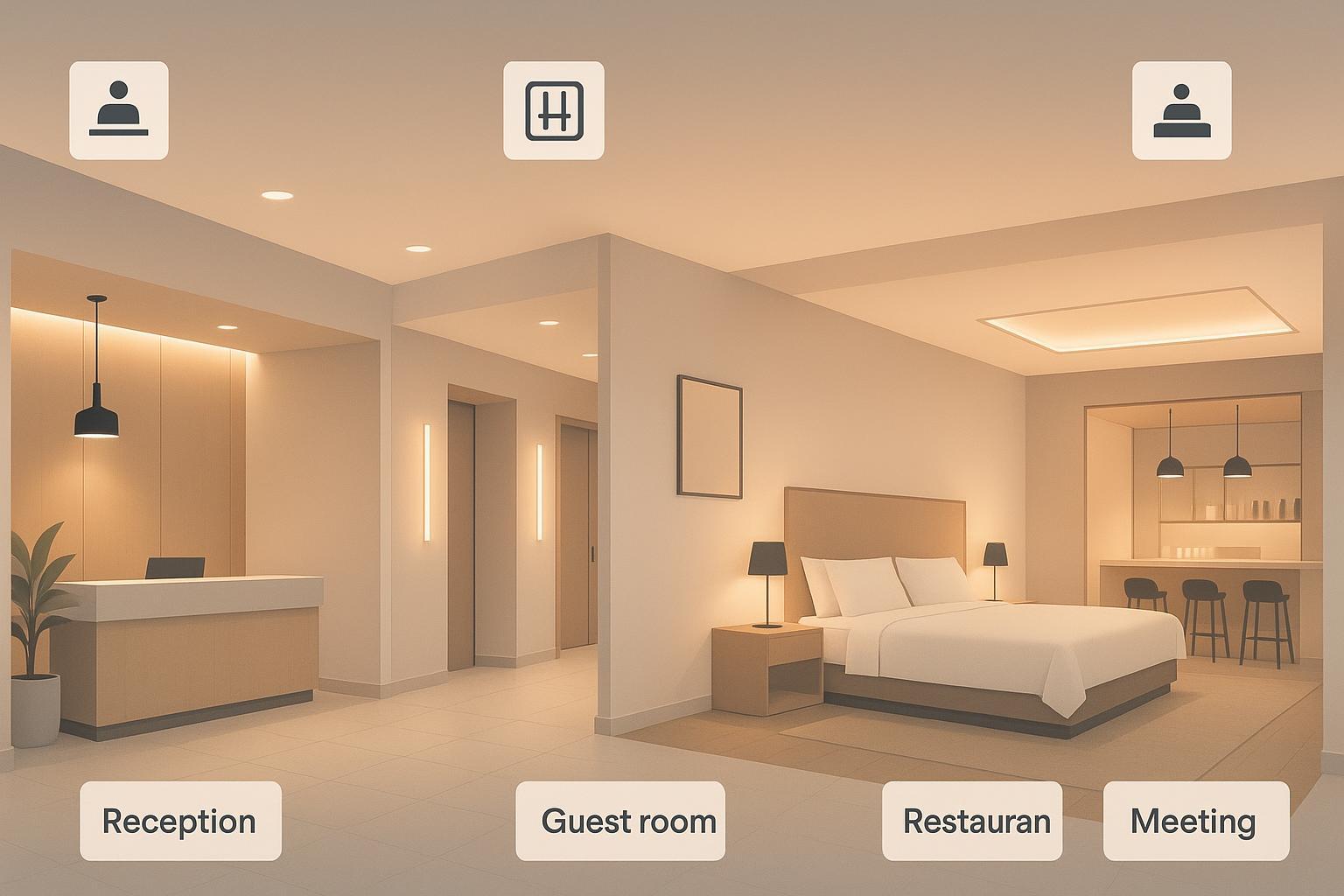 أفضل 5 اختيارات لإضاءة LED للفنادق حسب المنطقة (2026)