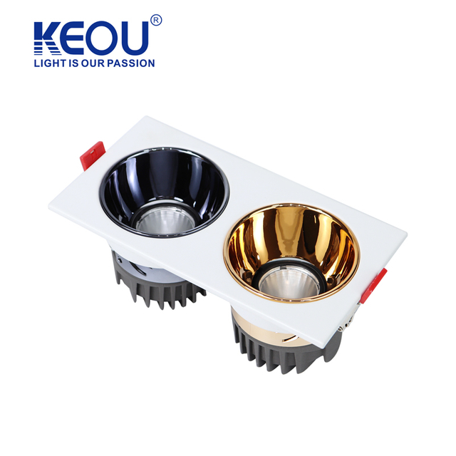 No 03 Doble Cabeza Empotrada Downlight rehegua
