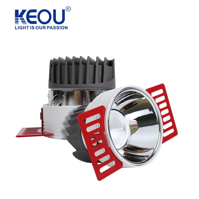 No. 09 Downlight modular de aluminio de un solo cabezal