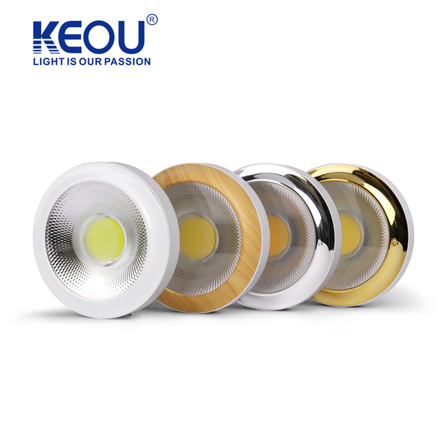 Luz empotrada de techo tipo mazorca de superficie