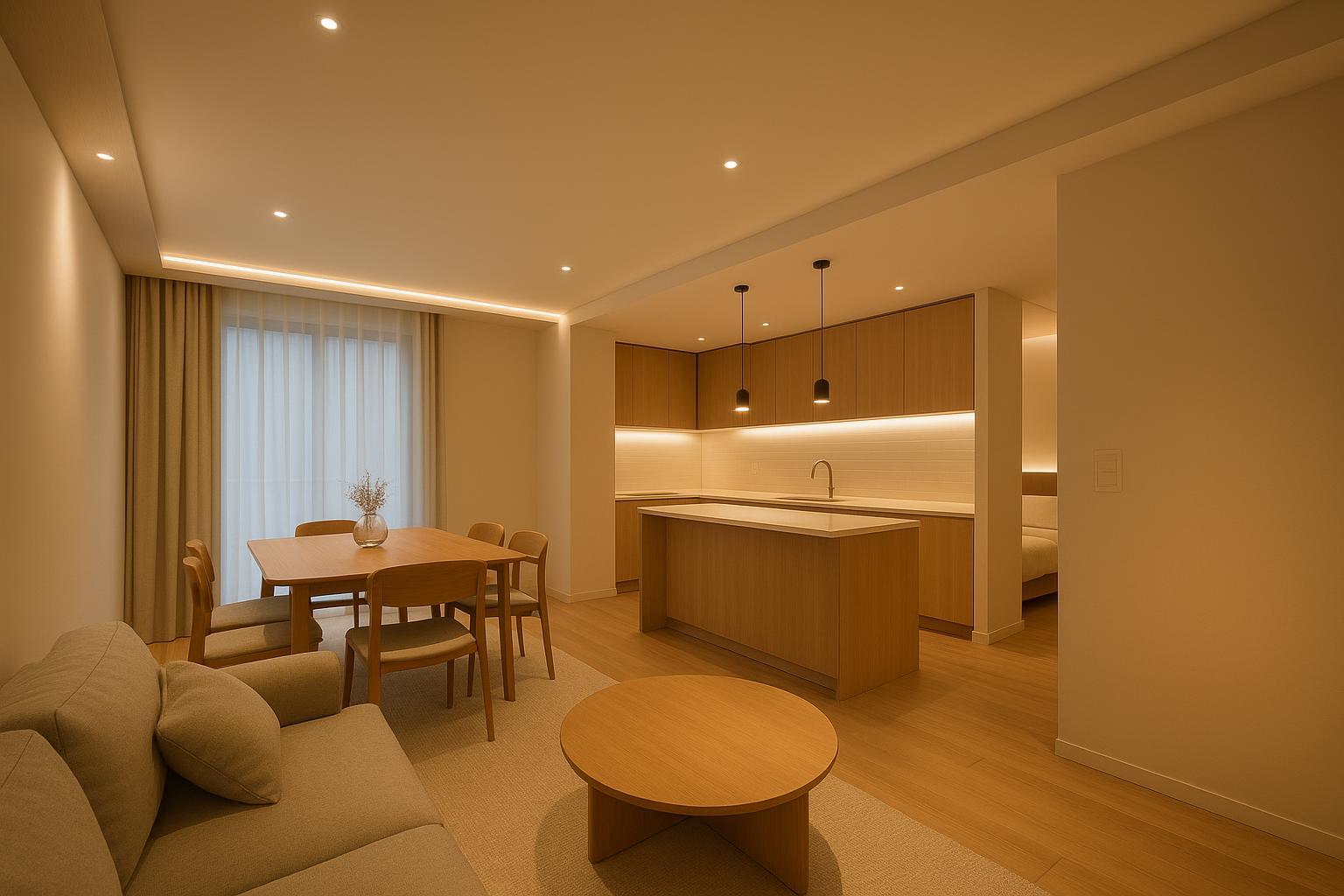 الدليل النهائي: إضاءة كل غرفة على حدة لشقق بمساحة 2.7 متر