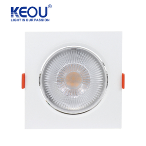 Recessed ካሬ ፒሲ ስፖት ብርሃን