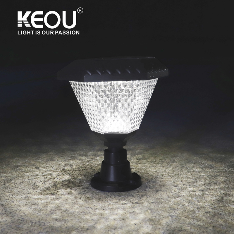 Altıgen G&uuml;neş Enerjili Bah&ccedil;e Işığı