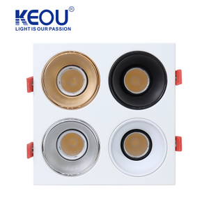 Nr. 01 Quadratisches Vier-Kopf-Modul-Downlight