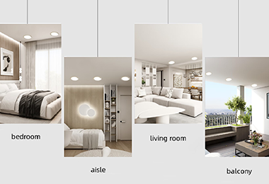 2,4 G, APP-Steuerung von Smart-Panel-Leuchten