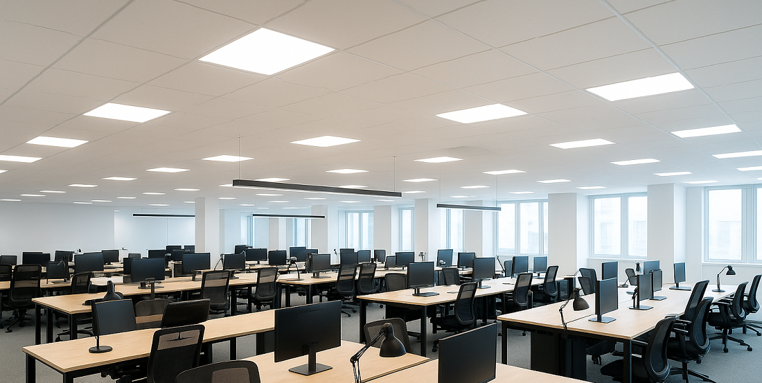 Gu&iacute;a definitiva: accesorios de iluminaci&oacute;n para oficinas por &aacute;rea