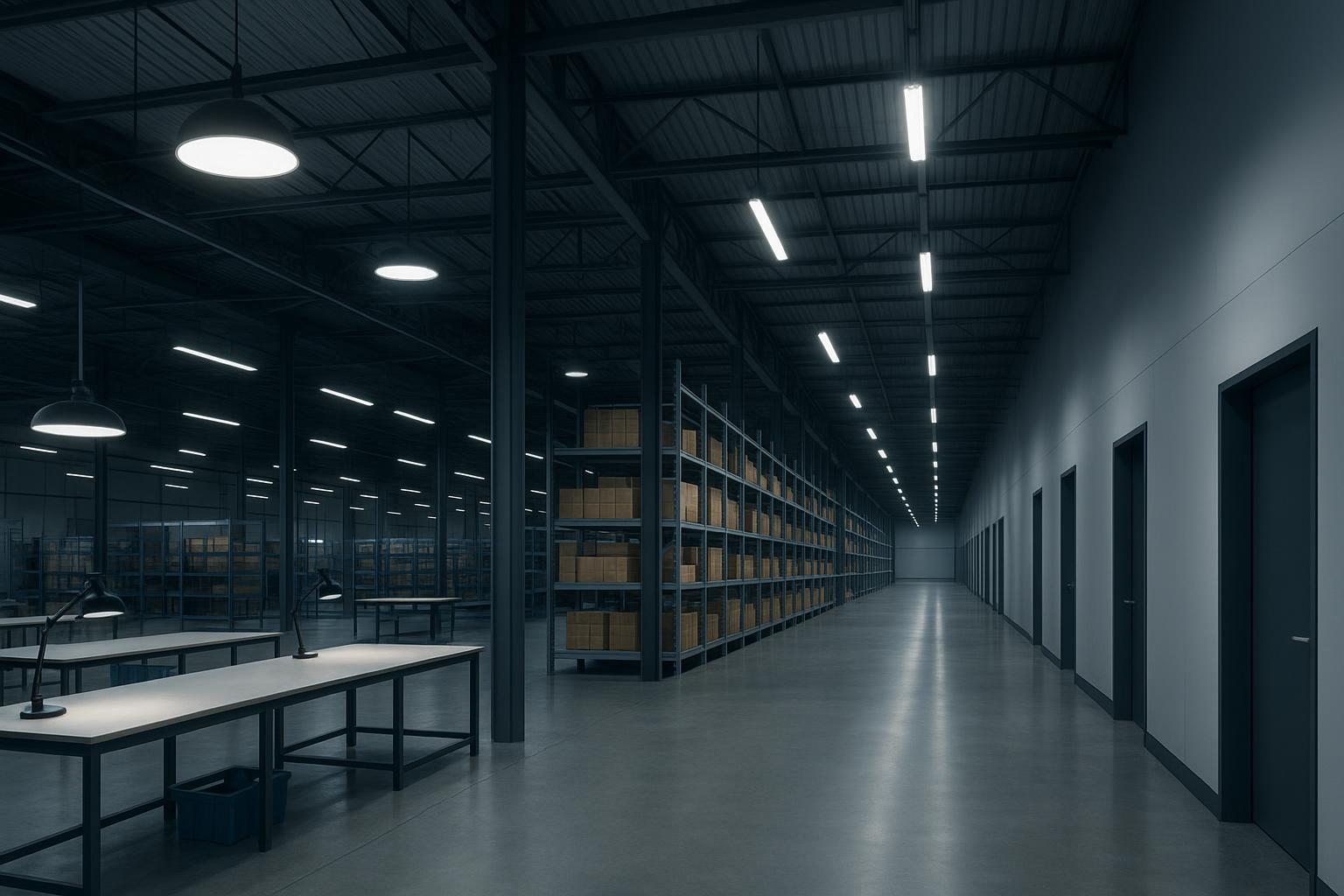 Pencahayaan LED Kilang mengikut Kawasan: Senarai Semak Pemilihan Pantas